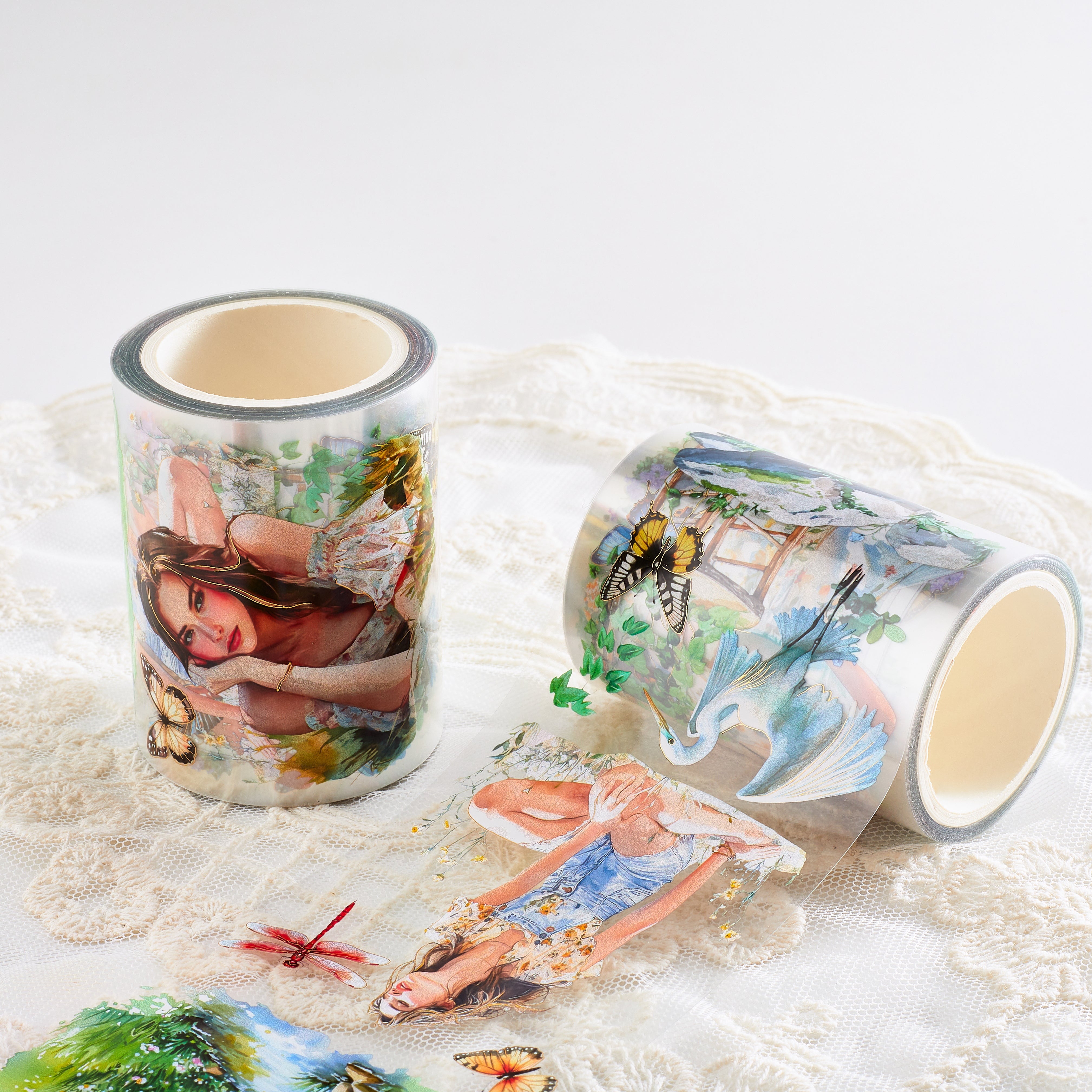 Shiimmer Spring Suburb PET Tape 6cm x 5m