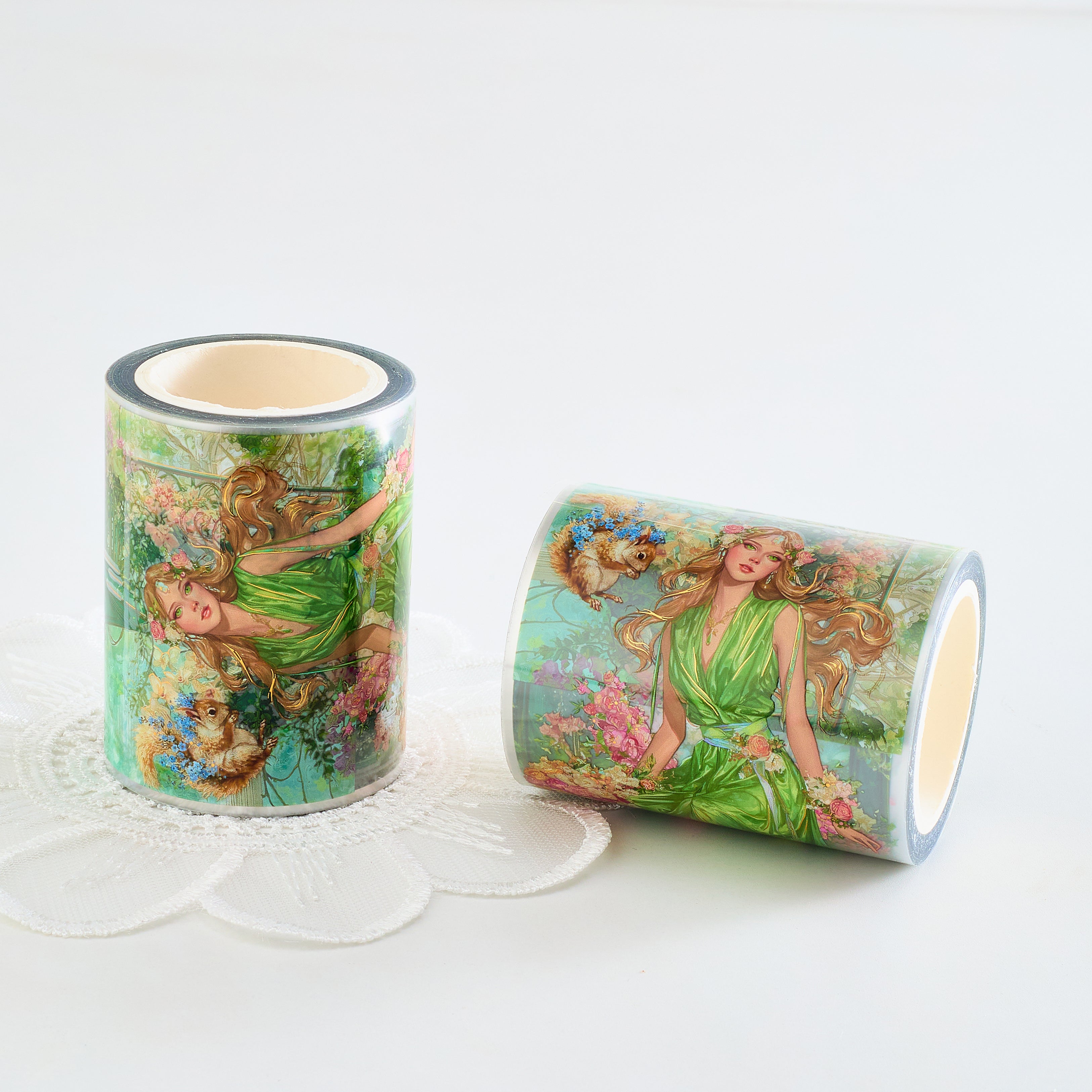 Shiimmer Flower Spirit PET Tape 6cm x 1.25m