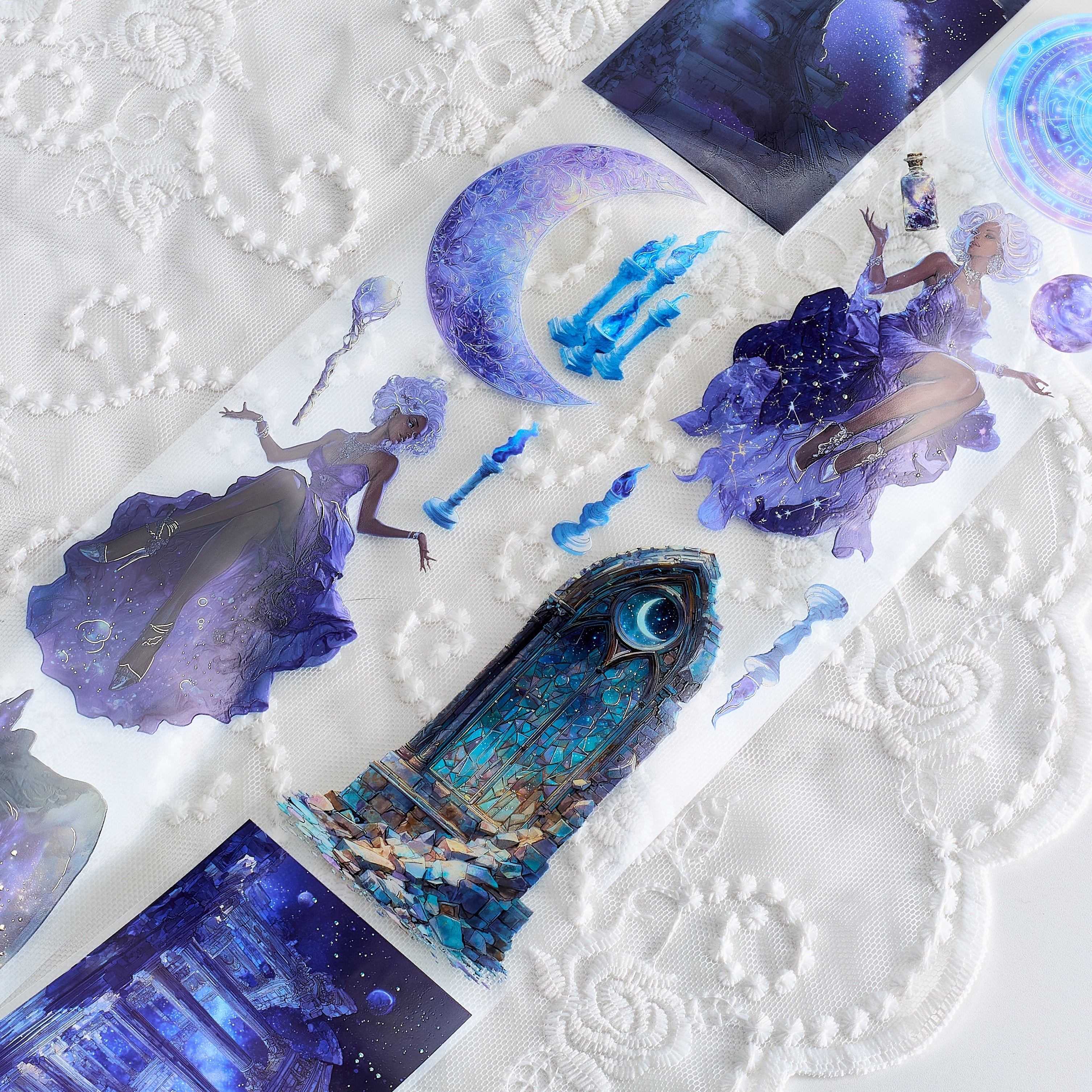 Shiimmer Night Priestess PET Tape 6cm x 1.25m