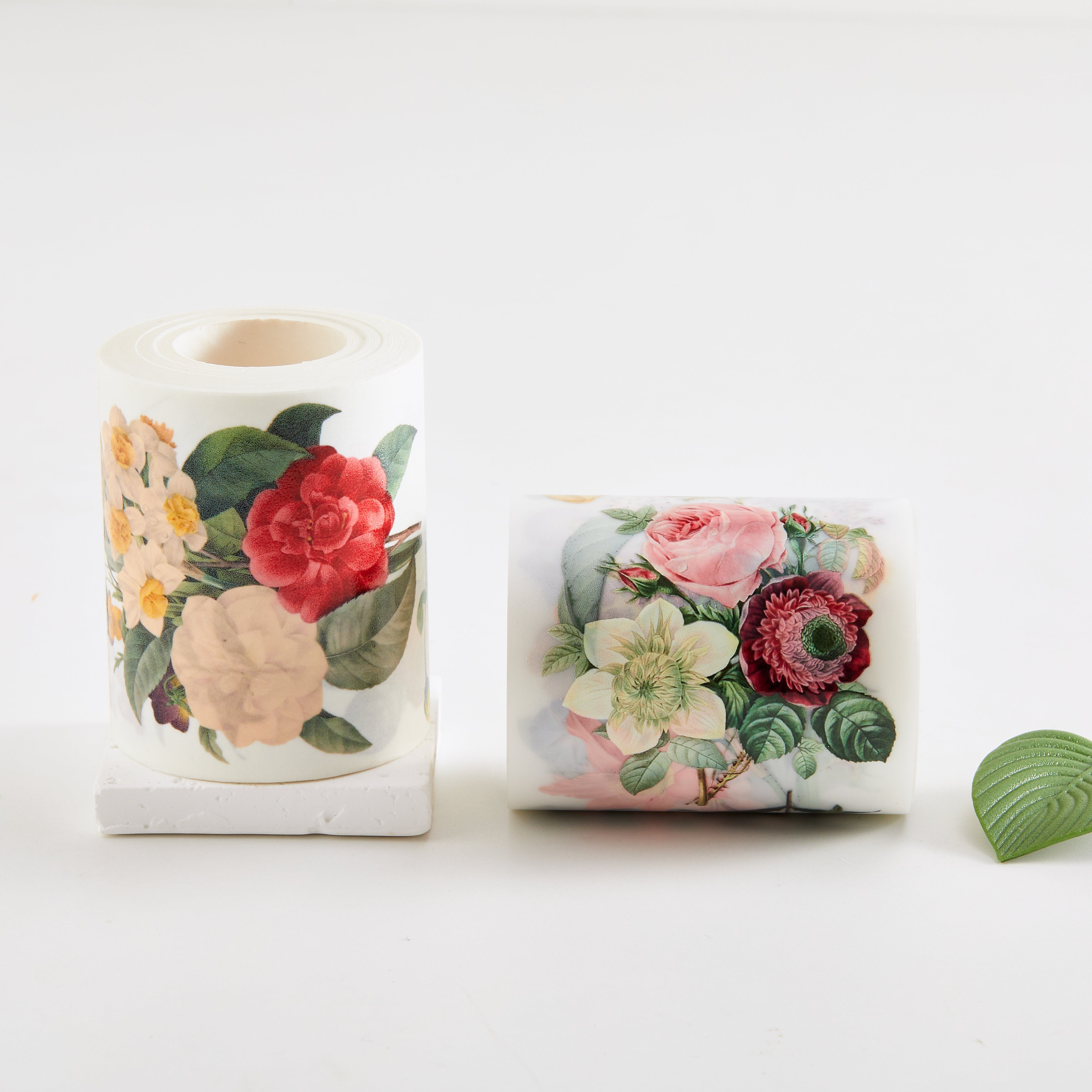 Washi Tape / Matte PET Tape - Vintage Flowers Vol.2