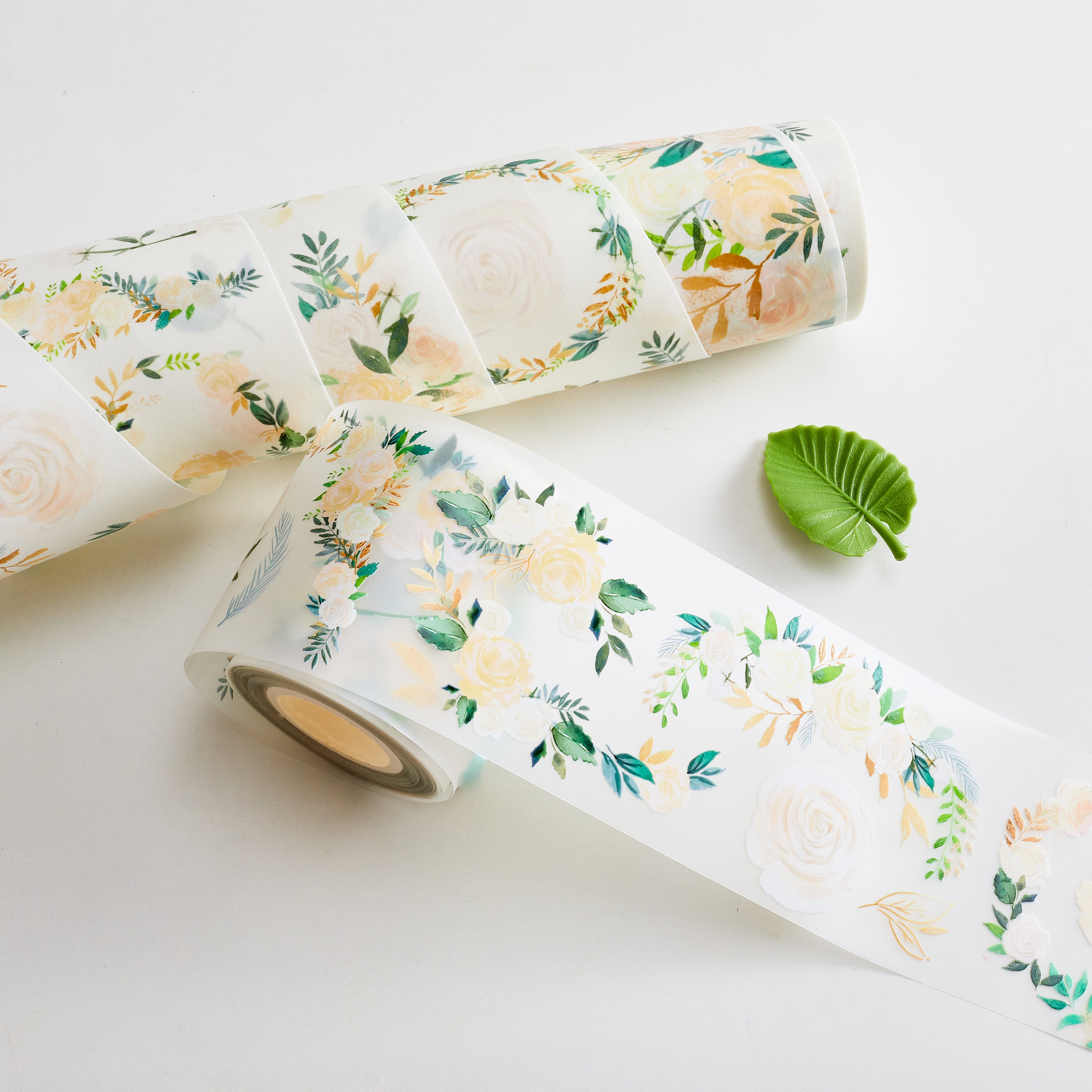 Washi Tape / Matte PET Tape - Undertint Flowers