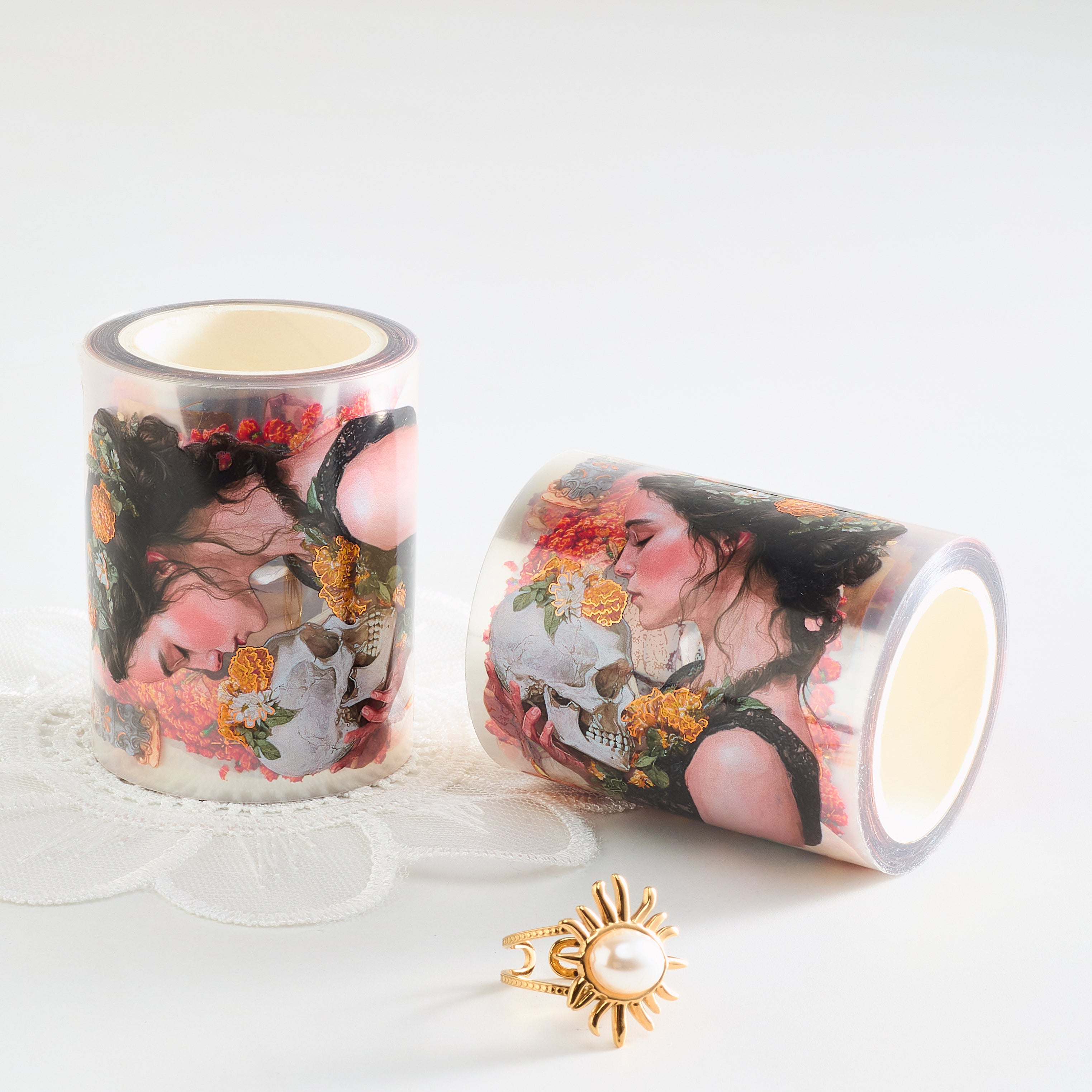 Shiimmer Marigold Memory Halloween series PET Tape 6cm x 1m