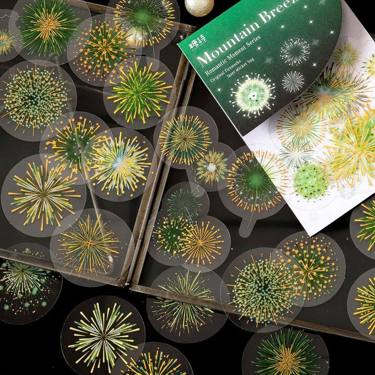 Fireworks Laser PET stickers 6 Designs image 3