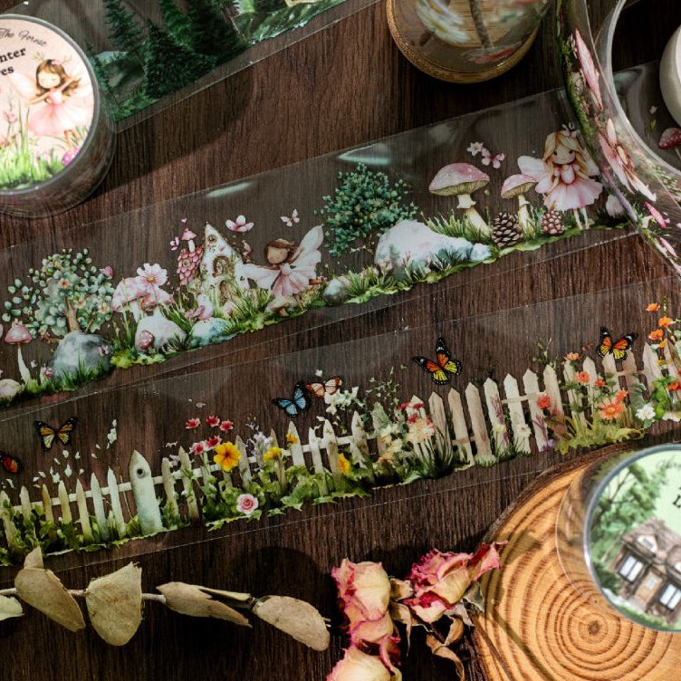 Ancient Forest PET Tape 6 Designs 4cm x 2m image 0