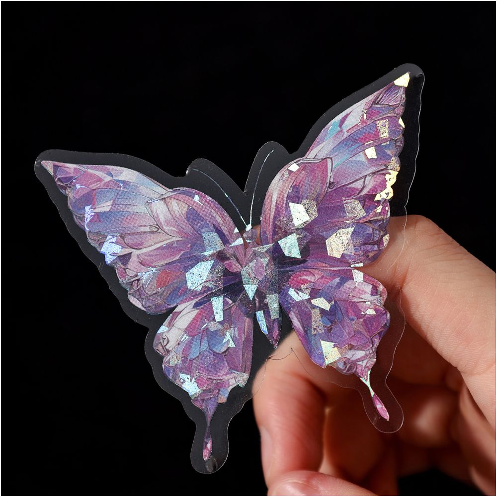 Dancing Butterfly Series PET Stickers 20psc 6 variants image 0