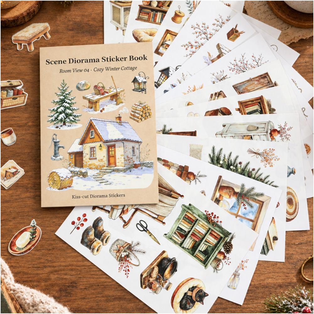 Interior Architecture Series Sticker book 20 Sheets 3 Styles image 1