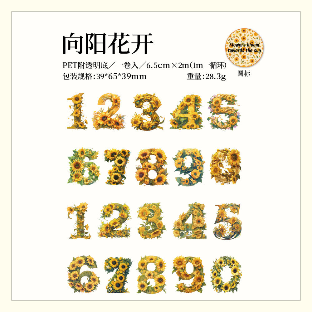 Dark Phantom Digital Code Series PET tape 6 Styles 6.5 cm / 2 m - Viktashop.com