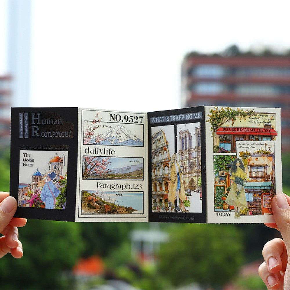 Original travel landscape PET stickers 20 pcs 6 types image 9