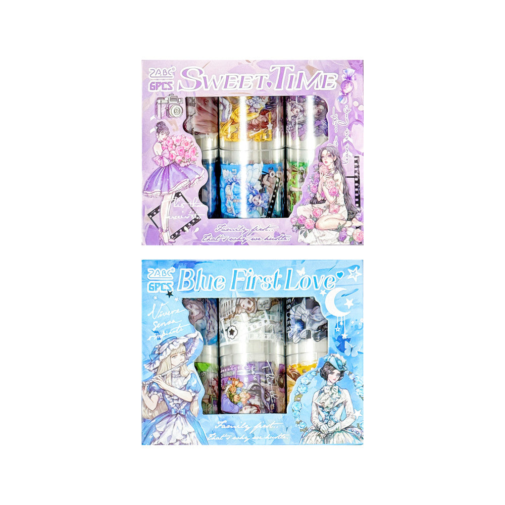 Romantic Girl s character PET tape box 2 Types 5 cm 2 m image 4