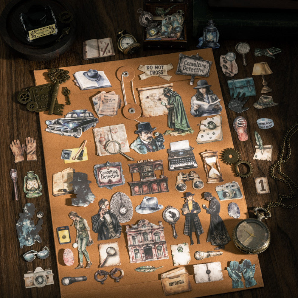 Detective Agency Series Paper Stickers 20 Sheets image 5