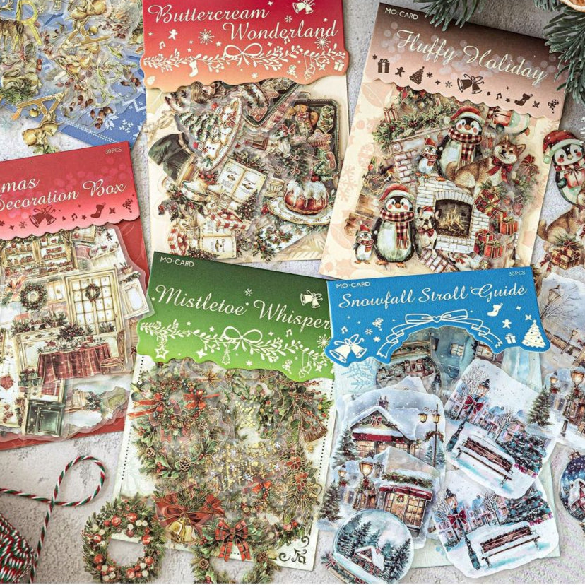 Christmas Fairy Tale Series Sticker Pack 6 Types image 1