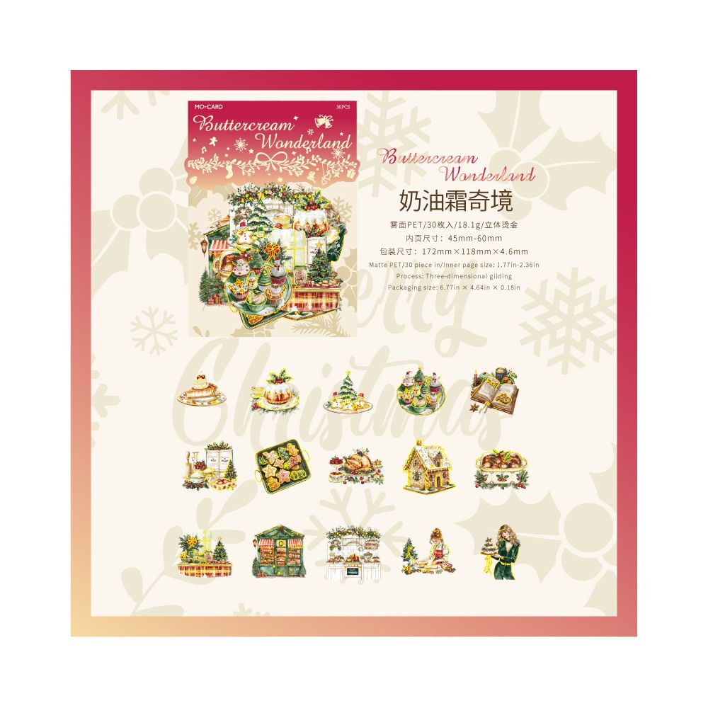 Christmas Fairy Tale Series Sticker Pack 6 Types image 5