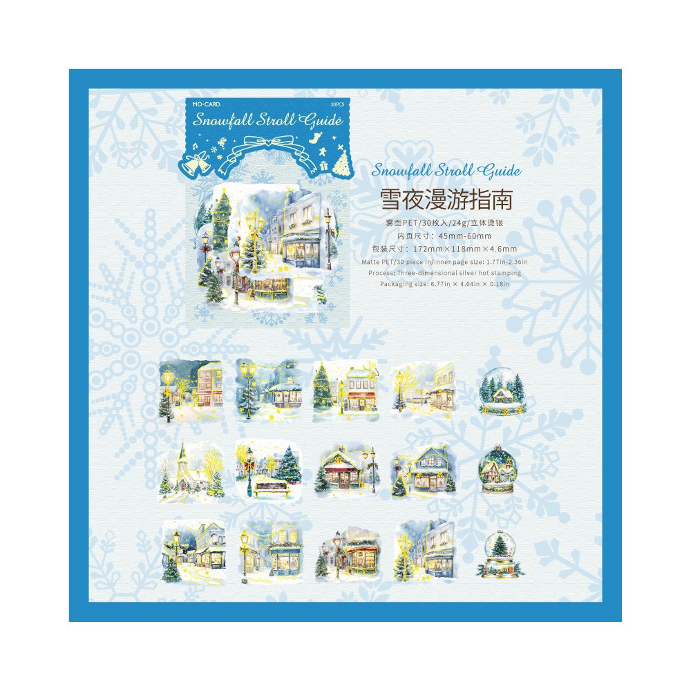 Christmas Fairy Tale Series Sticker Pack 6 Types