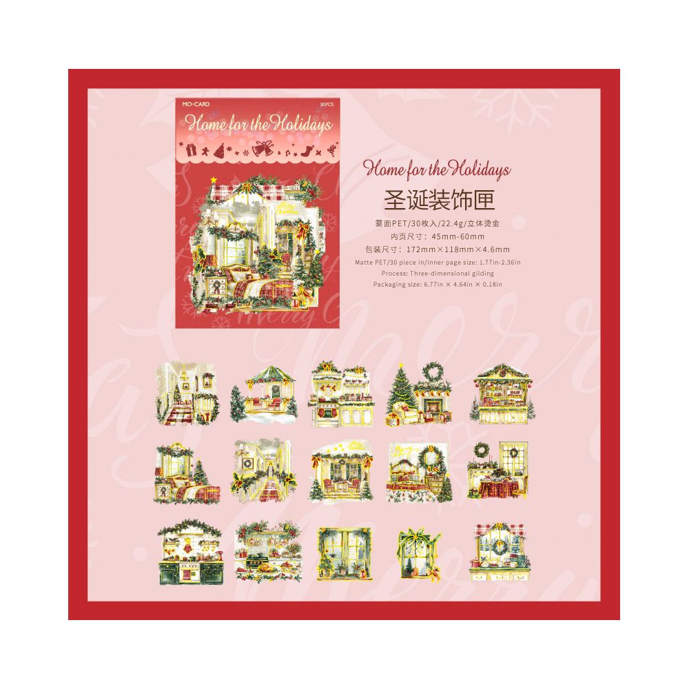 Christmas Fairy Tale Series Sticker Pack 6 Types image 10