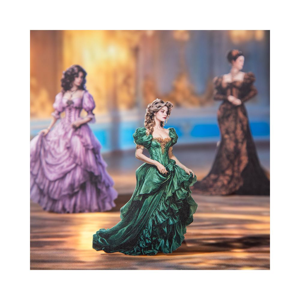 Lady s Wardrobe Series Retro Paper Stickers 4 Styles 25 Pcs image 0