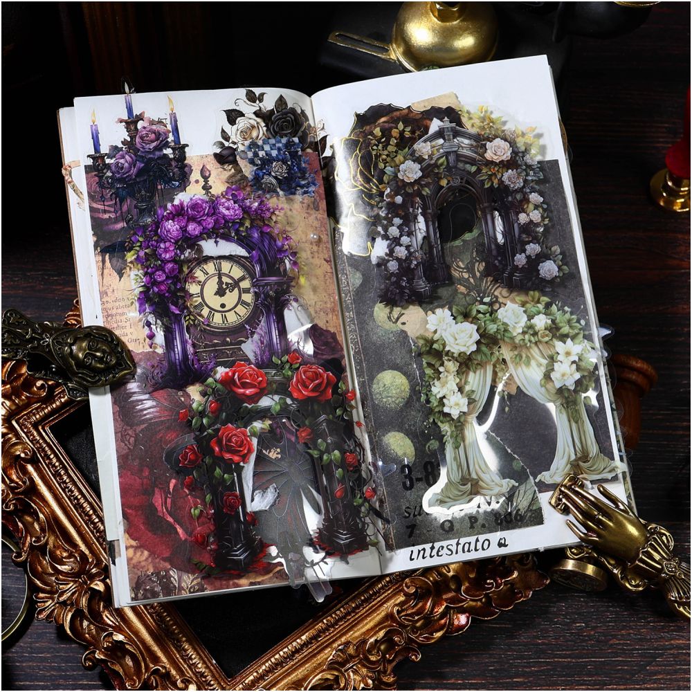 Ancient Forest Dark Moon Mirror Series Sticker Pack 4 Styles image 0