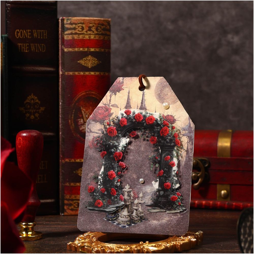 Ancient Forest Dark Moon Mirror Series Sticker Pack 4 Styles image 3