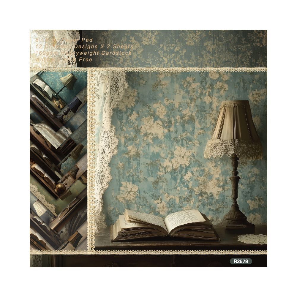 Vintage style home series material paper image 1