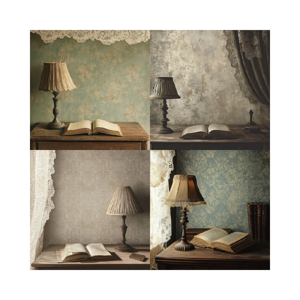 Vintage style home series material paper image 3