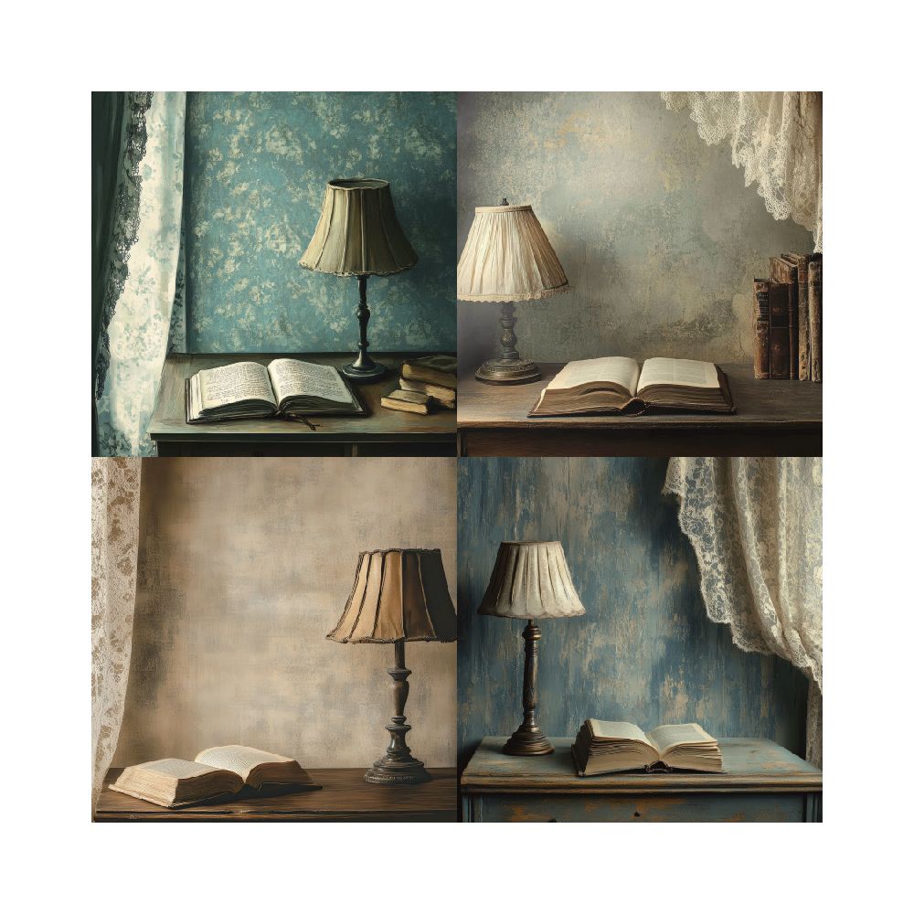 Vintage style home series material paper image 4