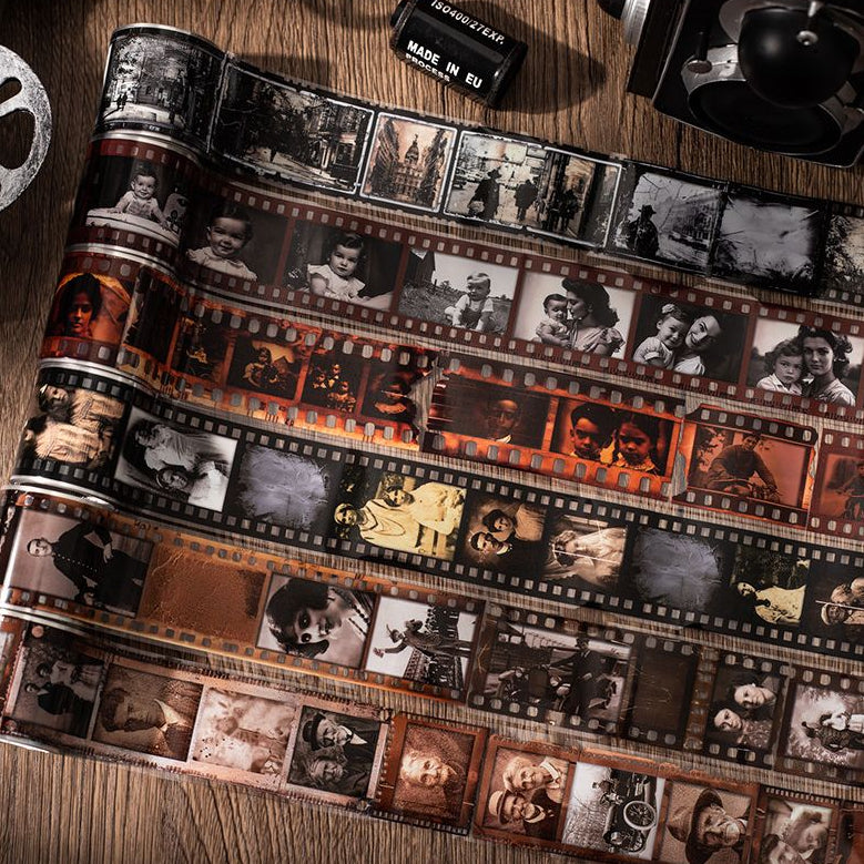 Memory Collection Series Vintage PET Tape 4cm 2m image 0