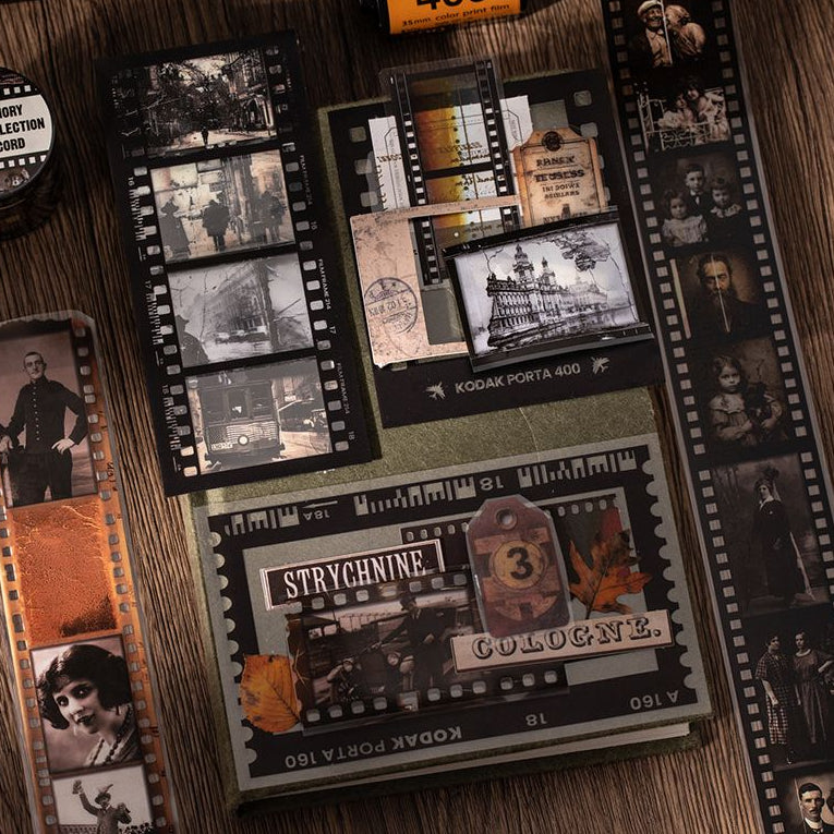 Memory Collection Series Vintage PET Tape 4cm 2m image 1