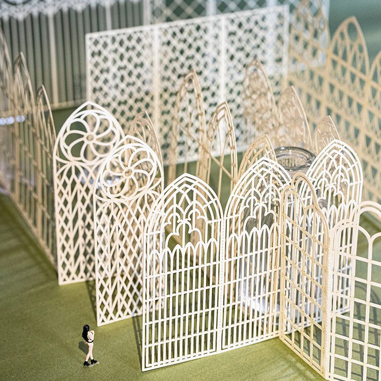 Window Frame Light and Shadow PET Hard Card Pack 6 Styles 15 Pcs image 1