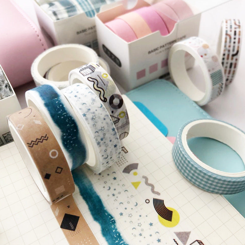 Japanese Style DIY Decorative Washi Tape Set, 3m - ViktaShop