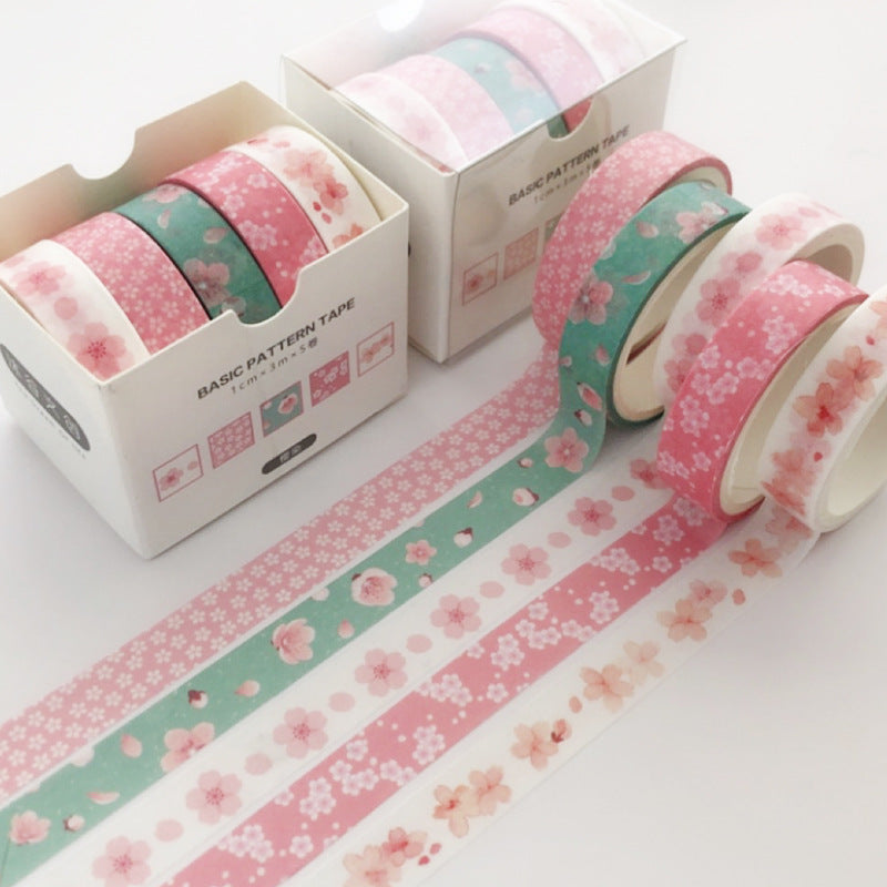 Japanese Style DIY Decorative Washi Tape Set, 3m - ViktaShop