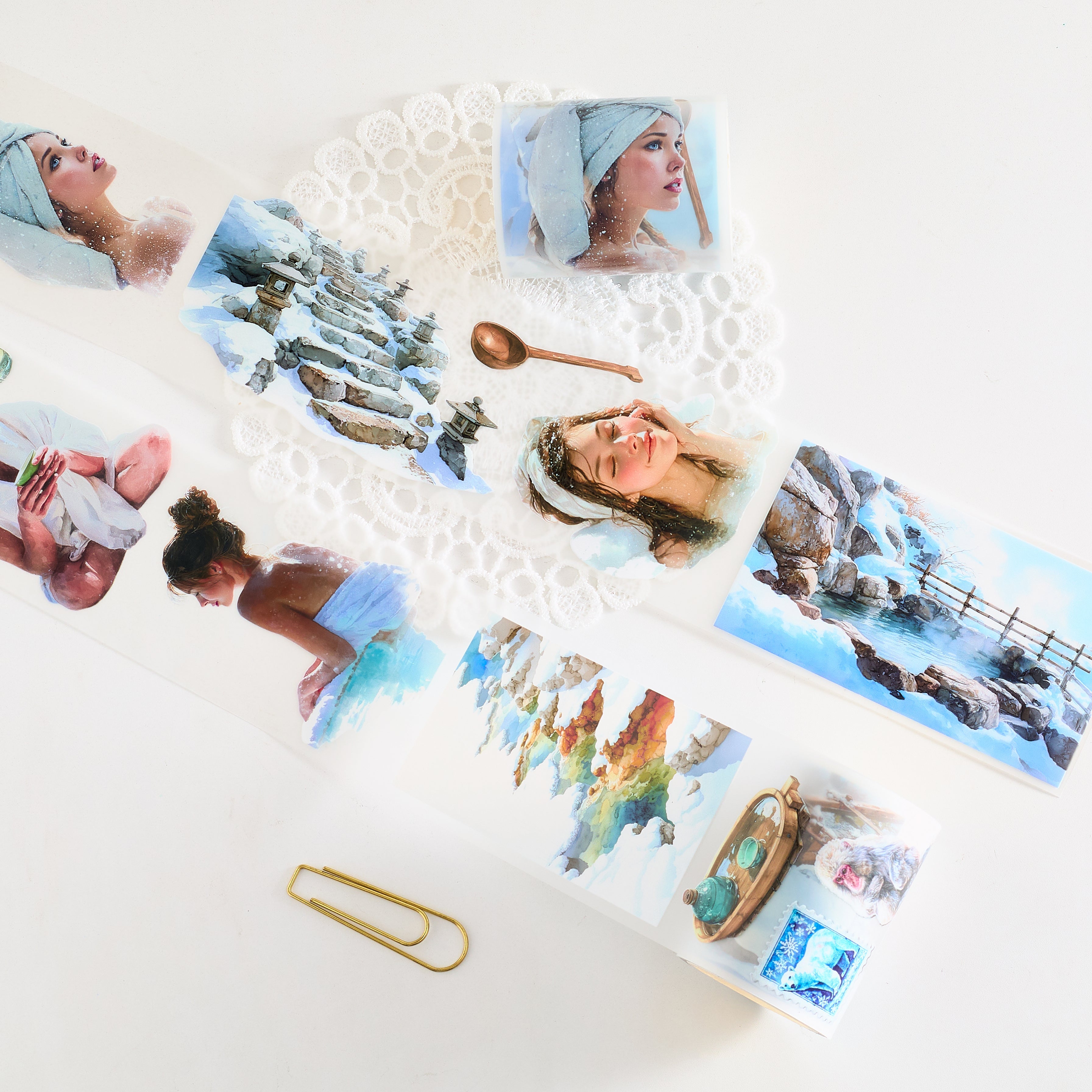 Shiimmer Snow Bath PET Tape 6cm x 1m