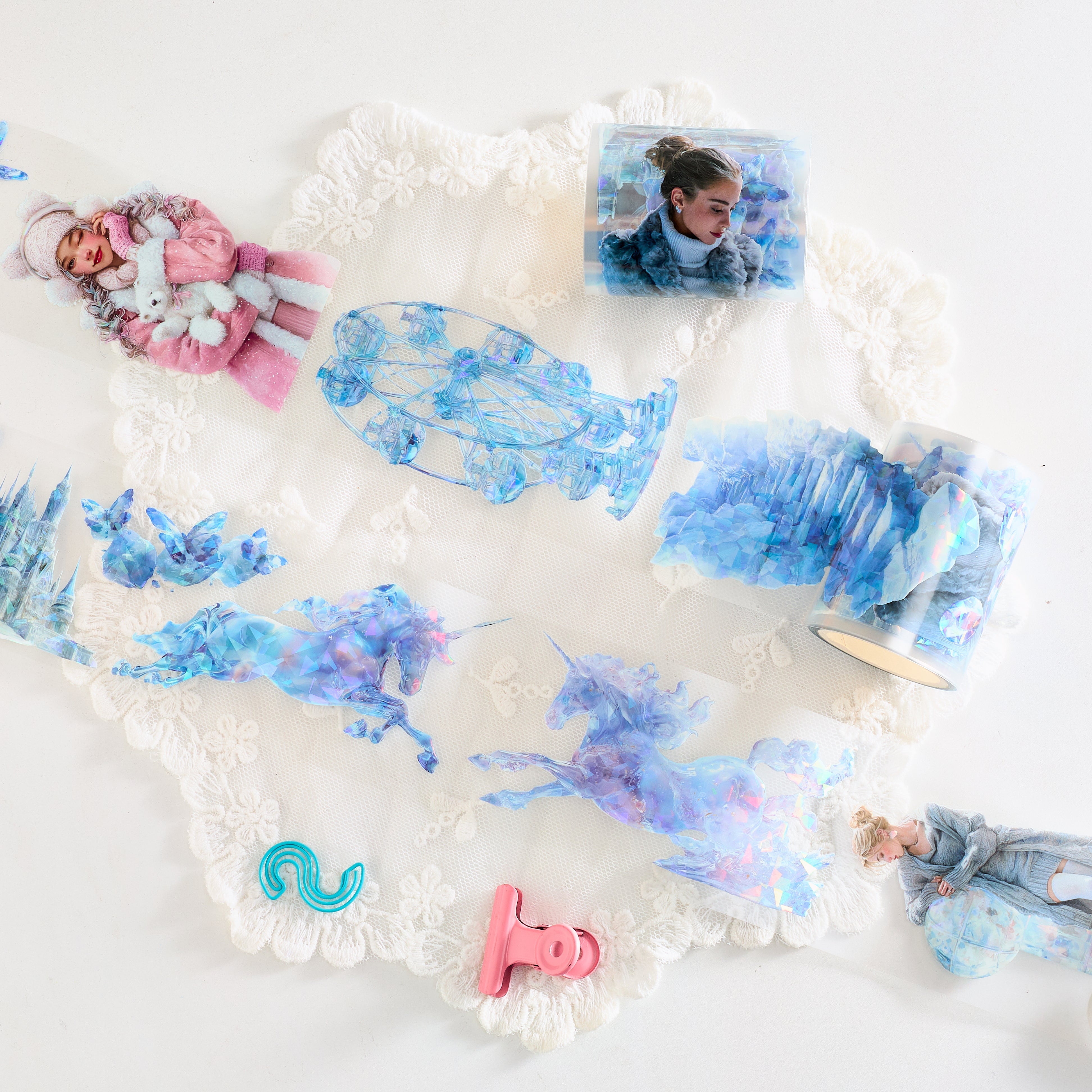 Shiimmer Ice Sculpture Gallery PET Tape Vol.1 6cm x 1m