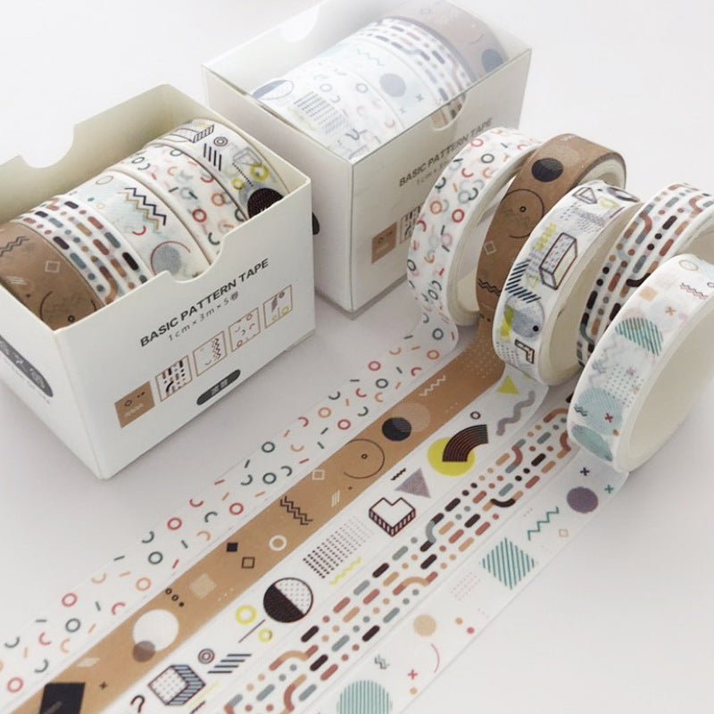 Japanese Style DIY Decorative Washi Tape Set, 3m - ViktaShop
