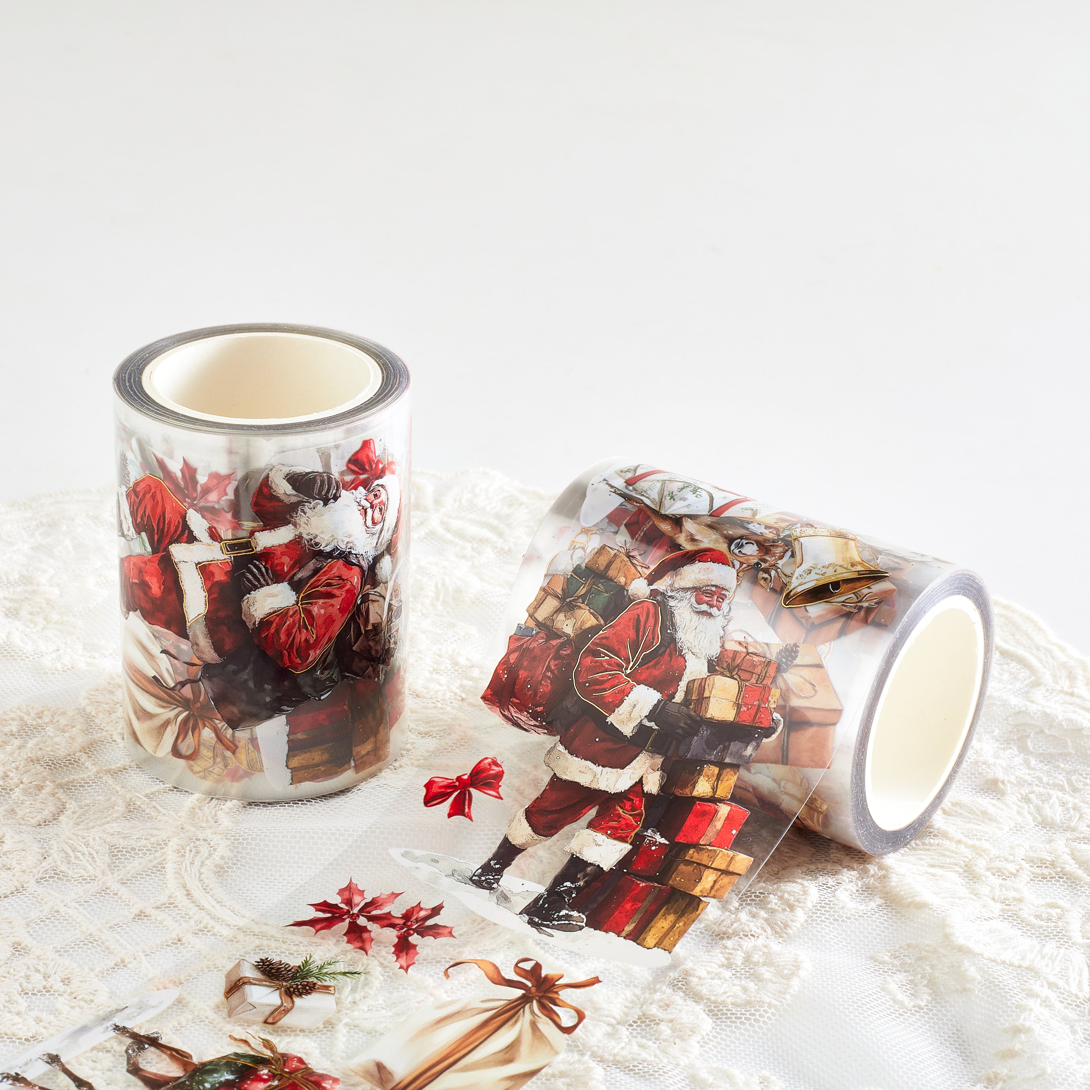 Shimmer Christmas Dear Santa PET Tape 6cm x 5m