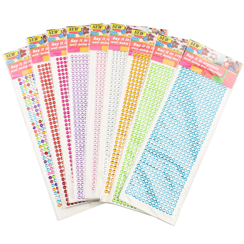DIY Crystal Diamond Sticker - 504 Colored Acrylic for Decoration - ViktaShop