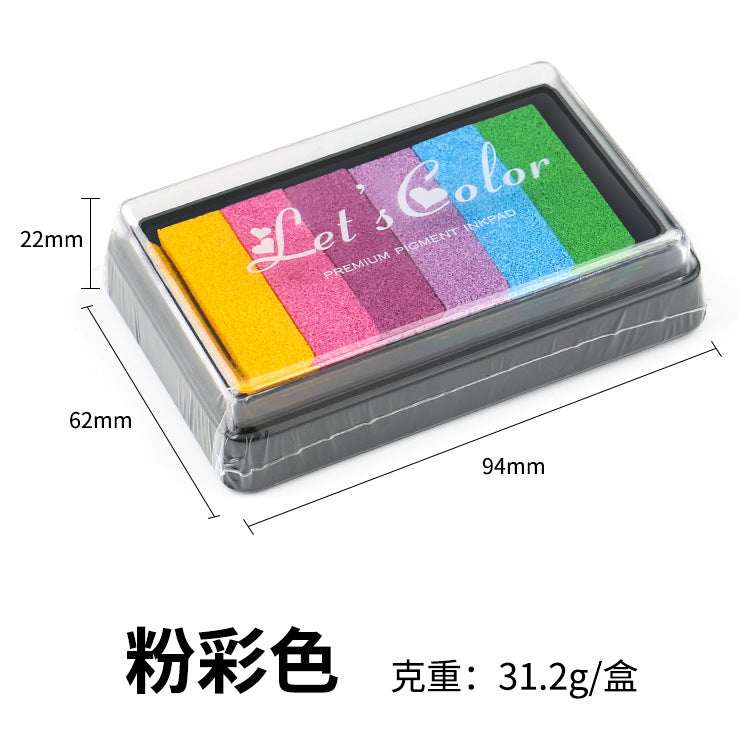 Large Rectangular Gradient Rainbow Inkpad – 5 Options - ViktaShop