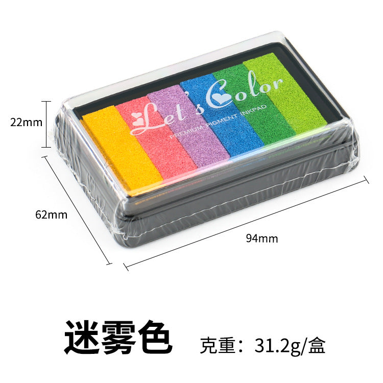 Large Rectangular Gradient Rainbow Inkpad – 5 Options - ViktaShop