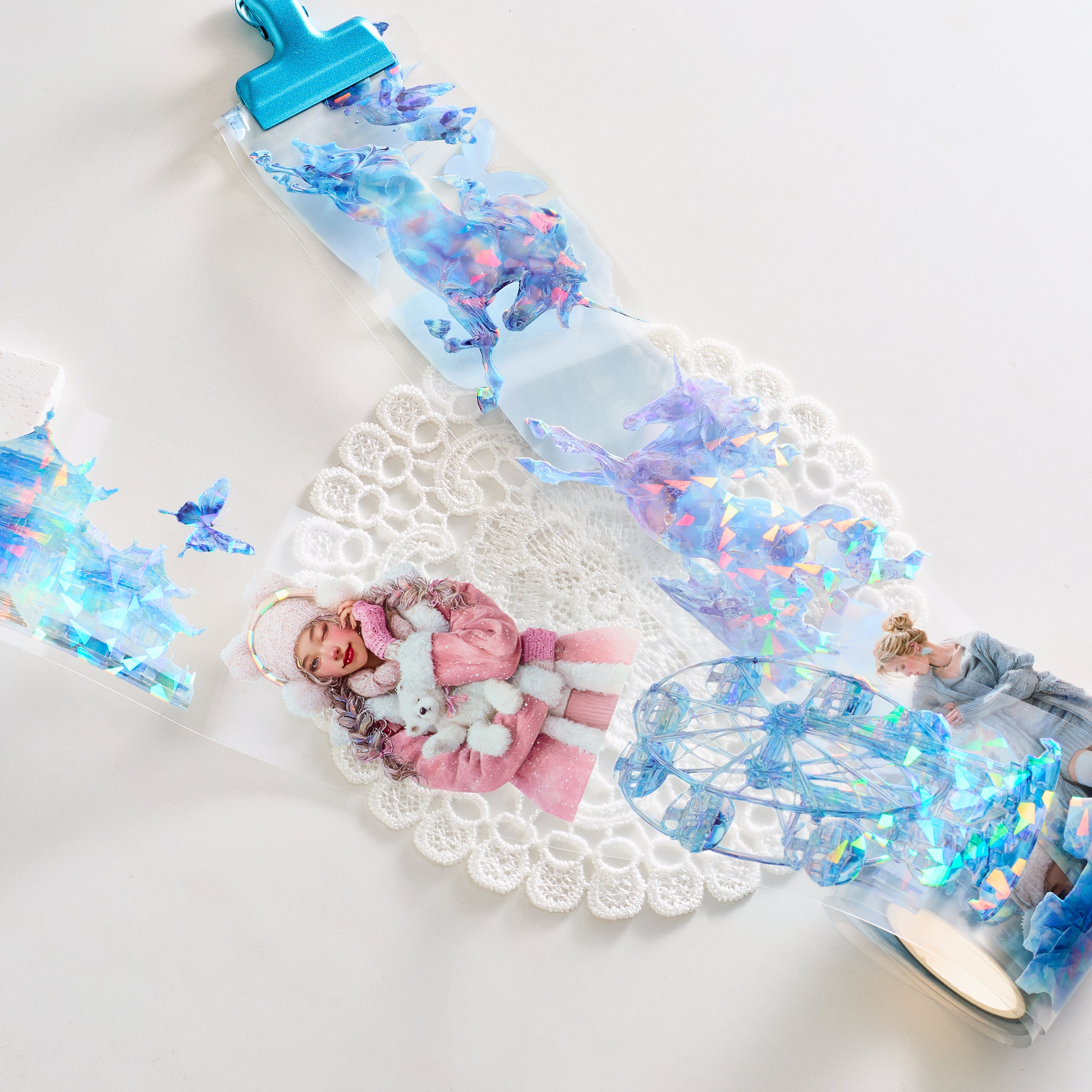 Shiimmer Ice Sculpture Gallery PET Tape Vol.1 6cm x 1m