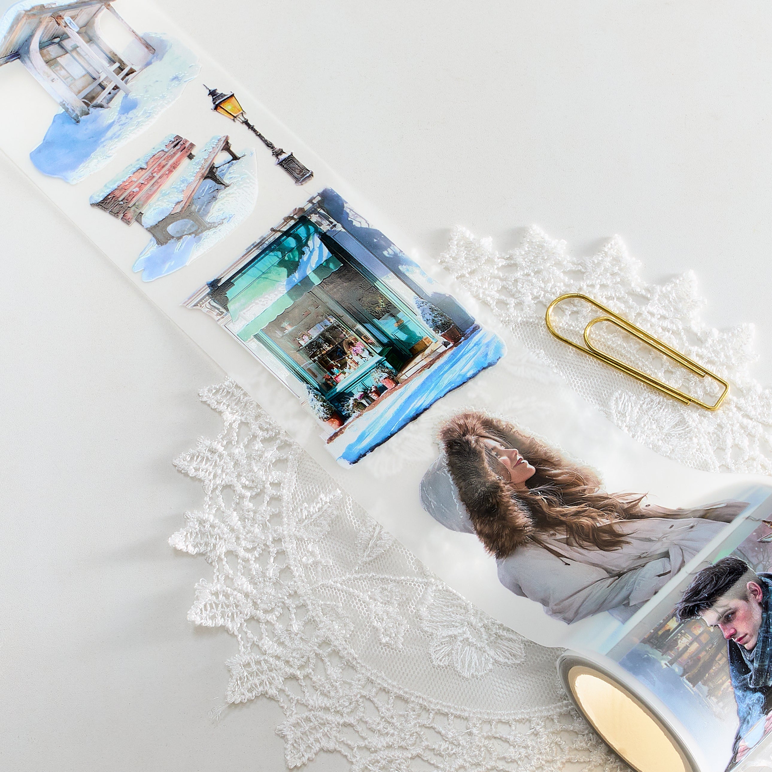 Shiimmer Neon Snow Trace PET Tape 6cm x 1m