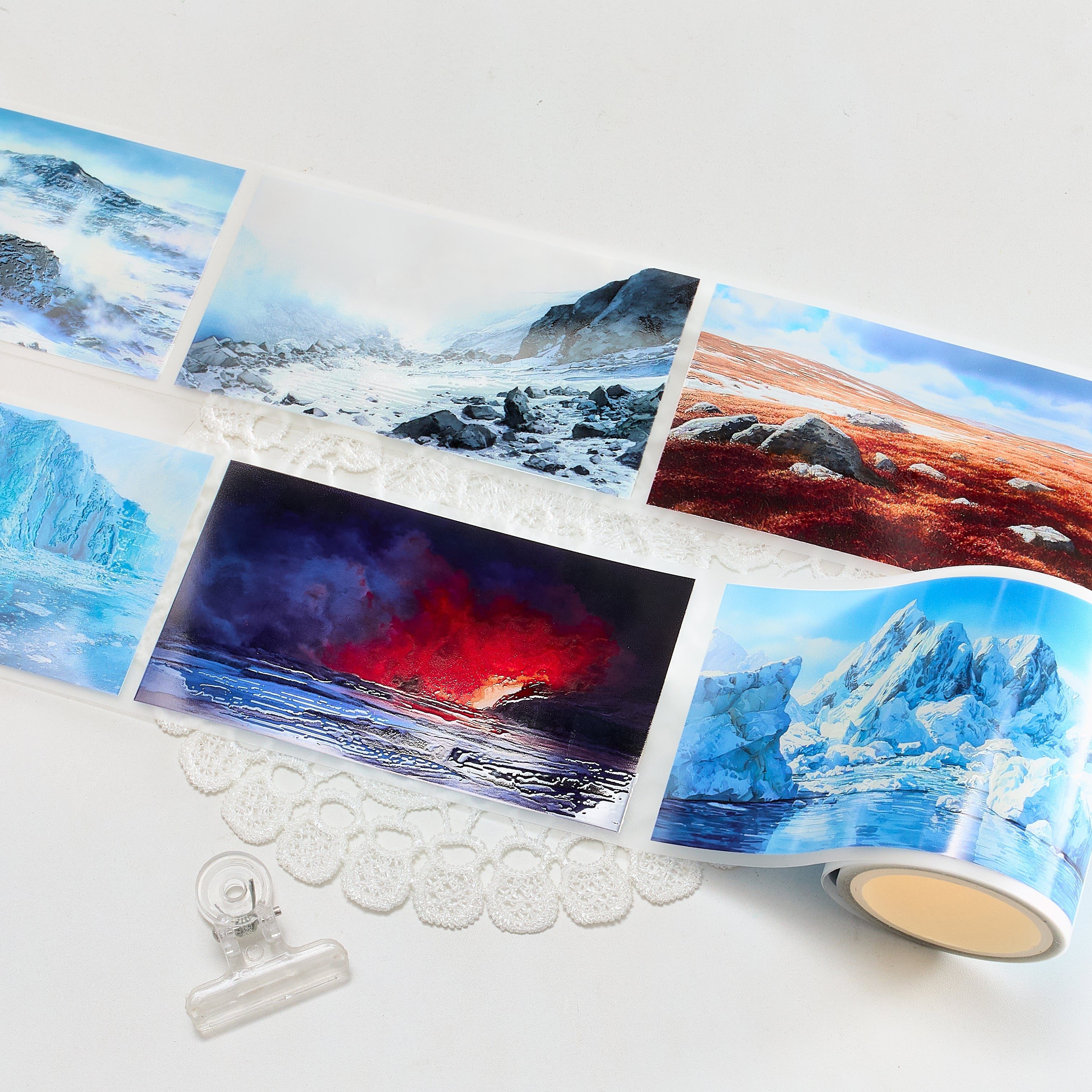 Shiimmer Frozen Field PET Tape 6cm x 1m