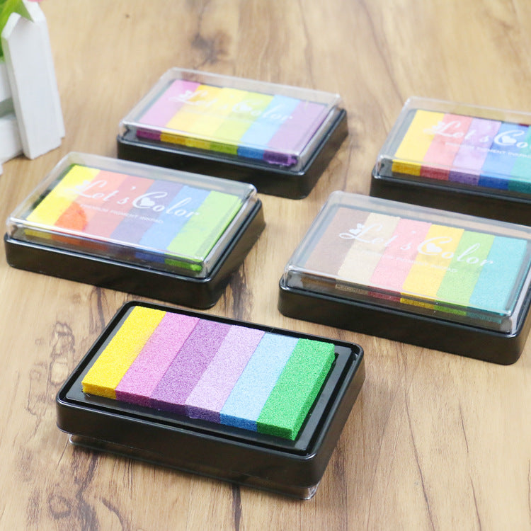 Large Rectangular Gradient Rainbow Inkpad – 5 Options - ViktaShop