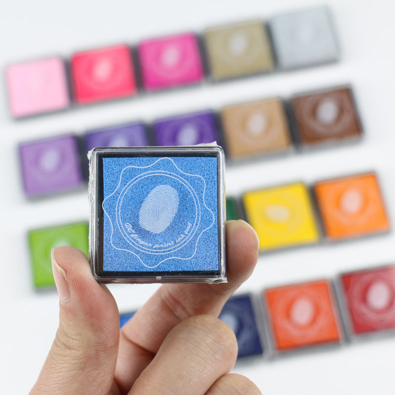 20-Color Ink Pad Set - 4×4 Boxed for Finger Painting - ViktaShop