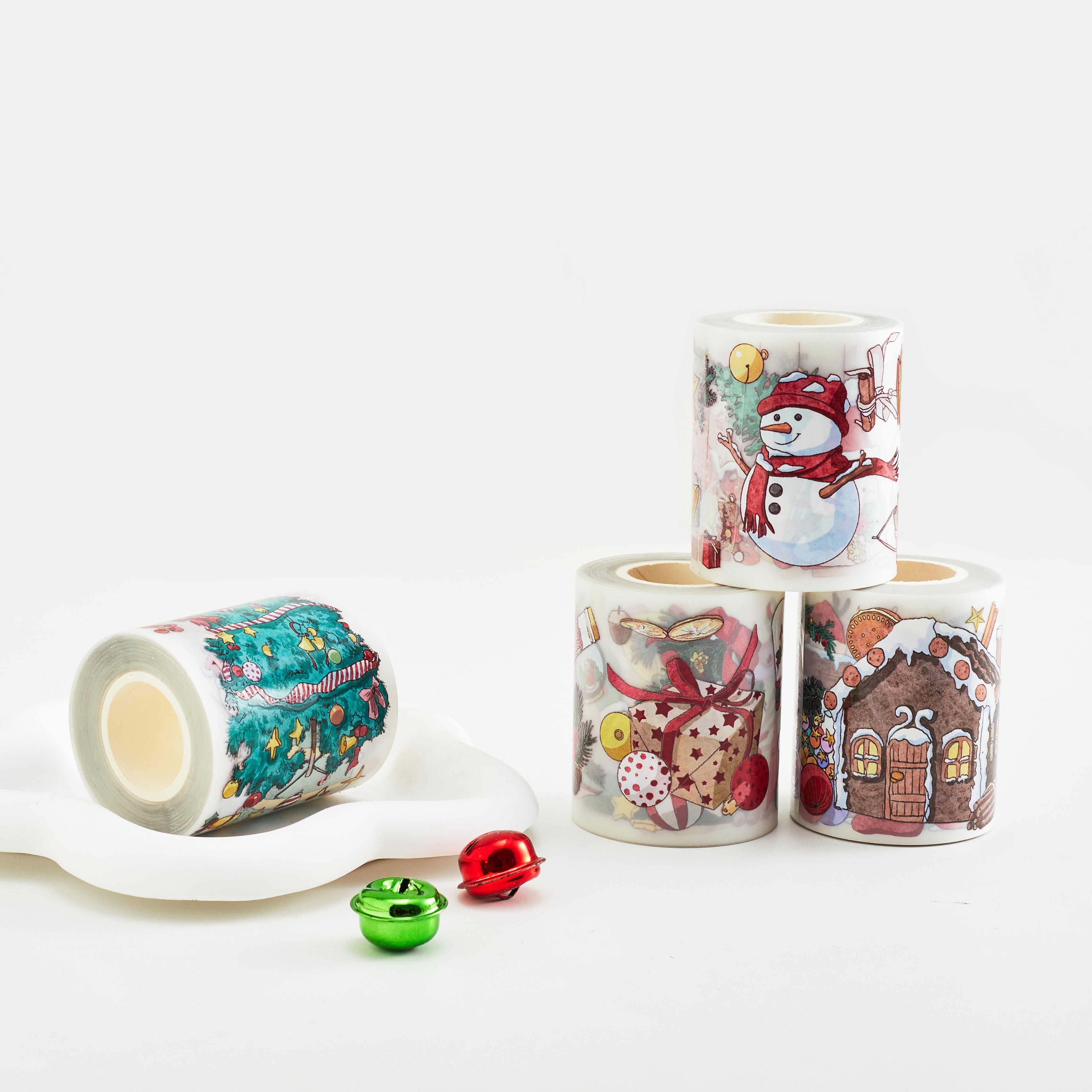 Shiimmer Christmas Time Washi / PET Tape | Scene & Gifts & Tree & Decorations