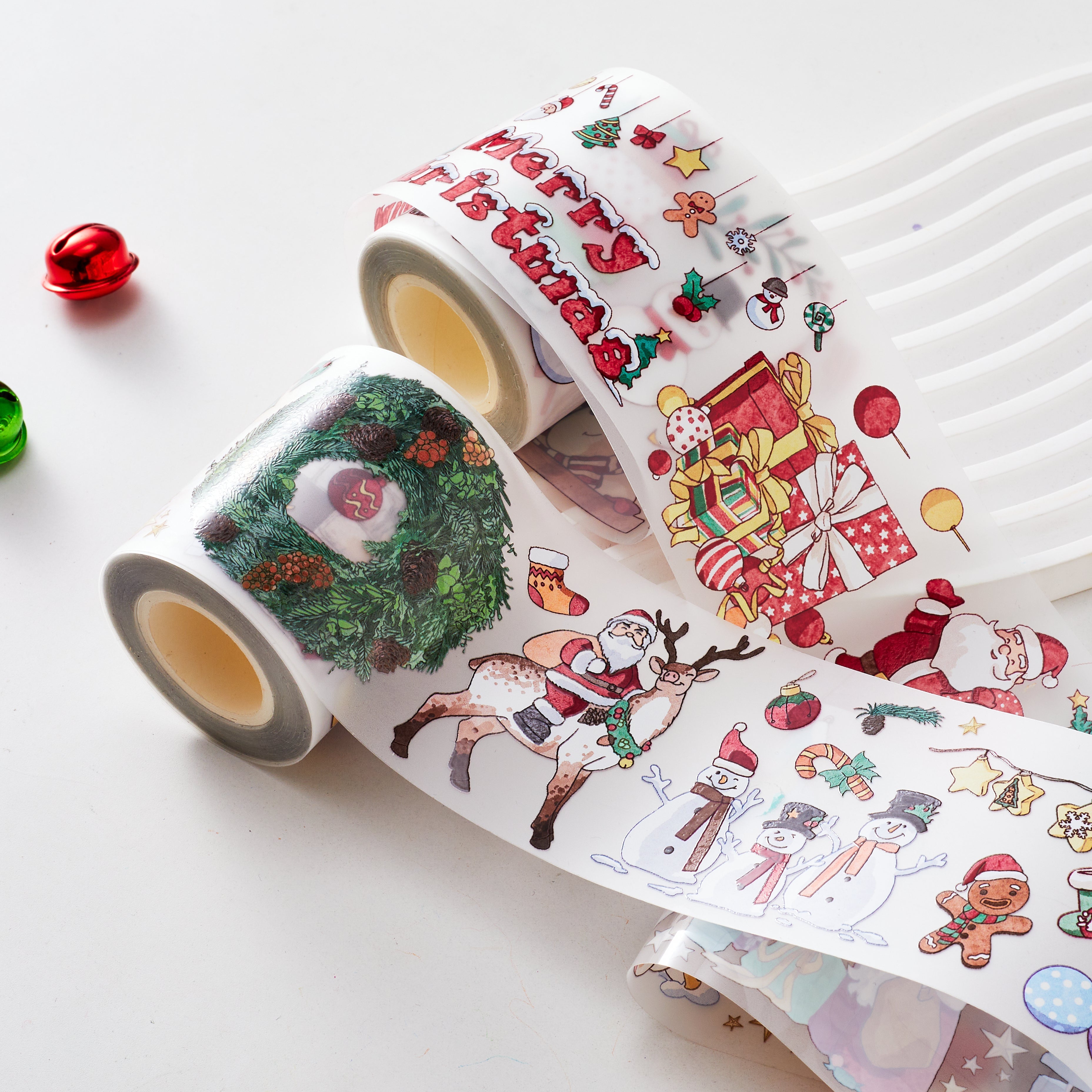 Shiimmer Christmas Time Washi / PET Tape | Scene & Gifts & Tree & Decorations