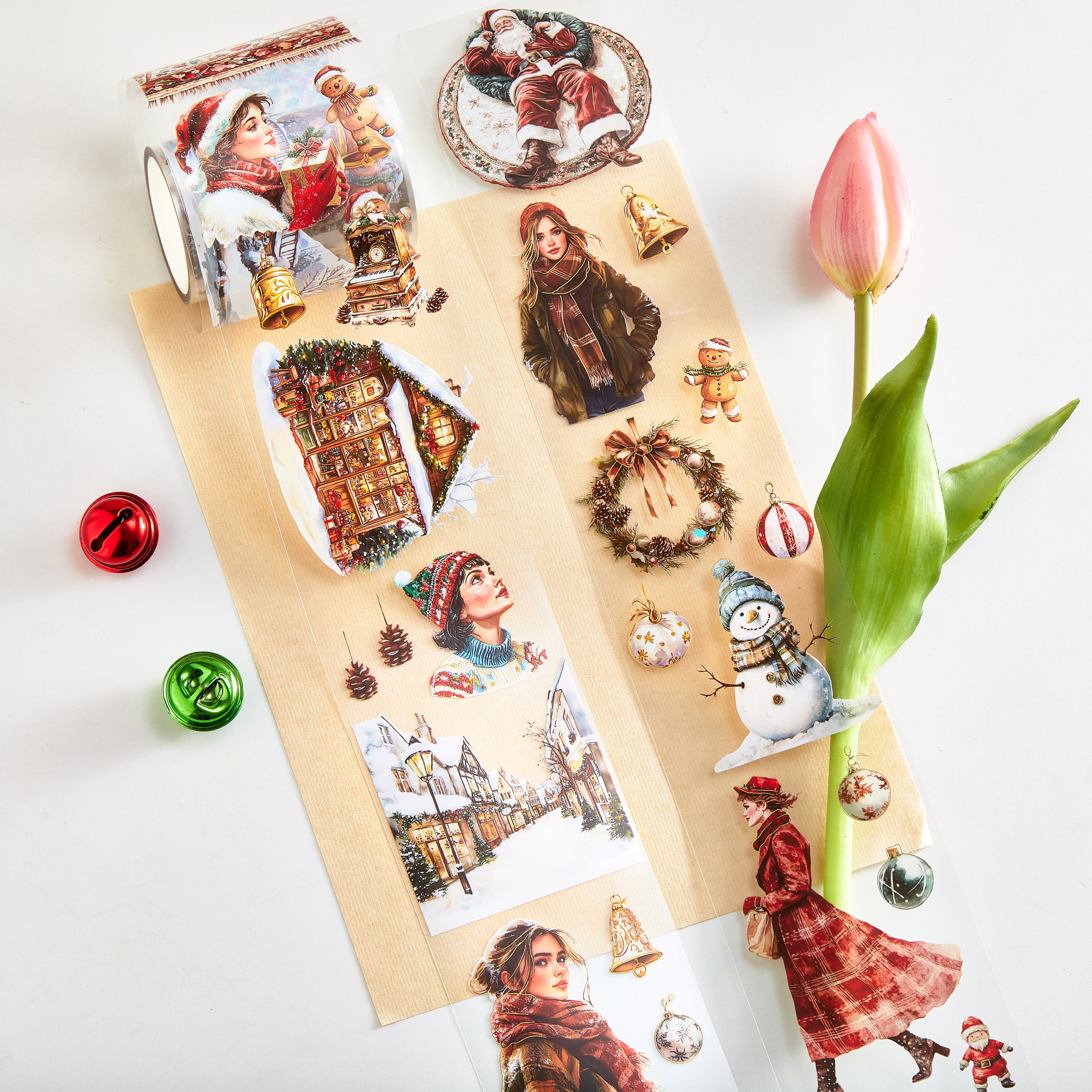 Shiimmer Christmas Outdoors PET Tape 6cm x 5m