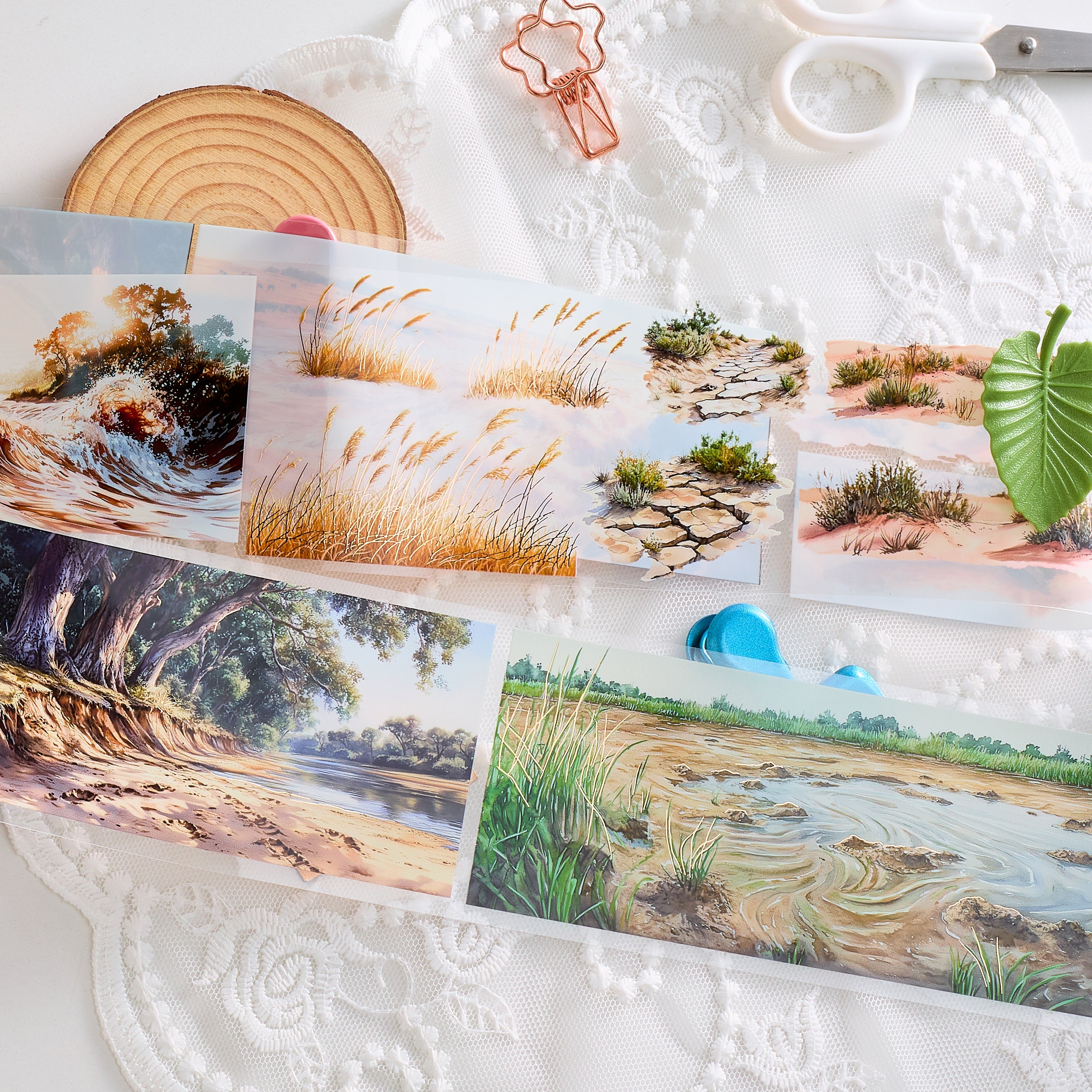 Shiimmer Riverside Scene PET Tape 6cm x 1m