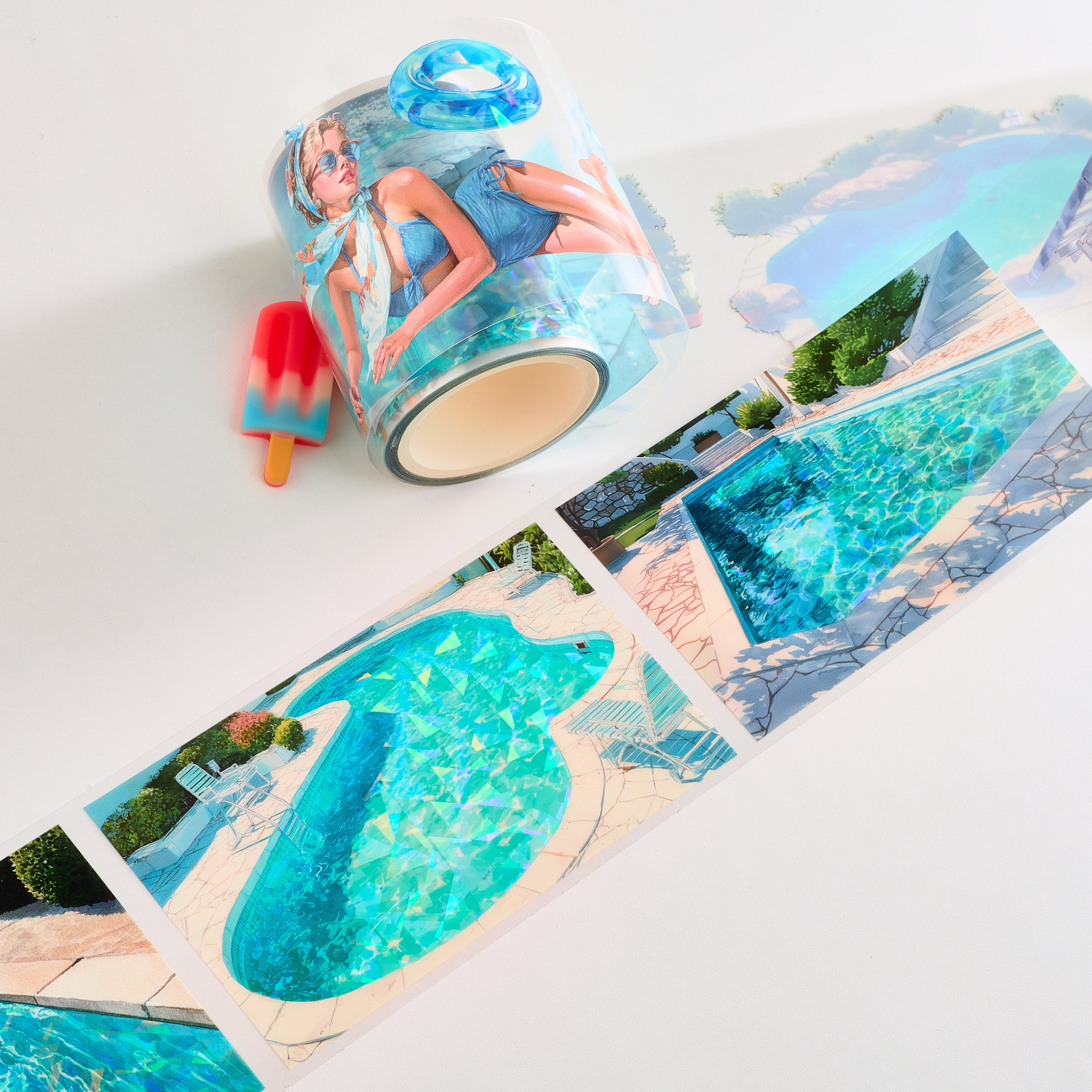 Shiimmer Swimming Pool Vol.2 PET Tape 6cm x 1m