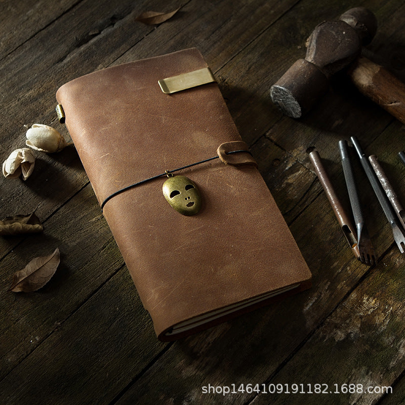 Travel Notebook – Retro Loose-Leaf Leather Journal, 10 Options - ViktaShop