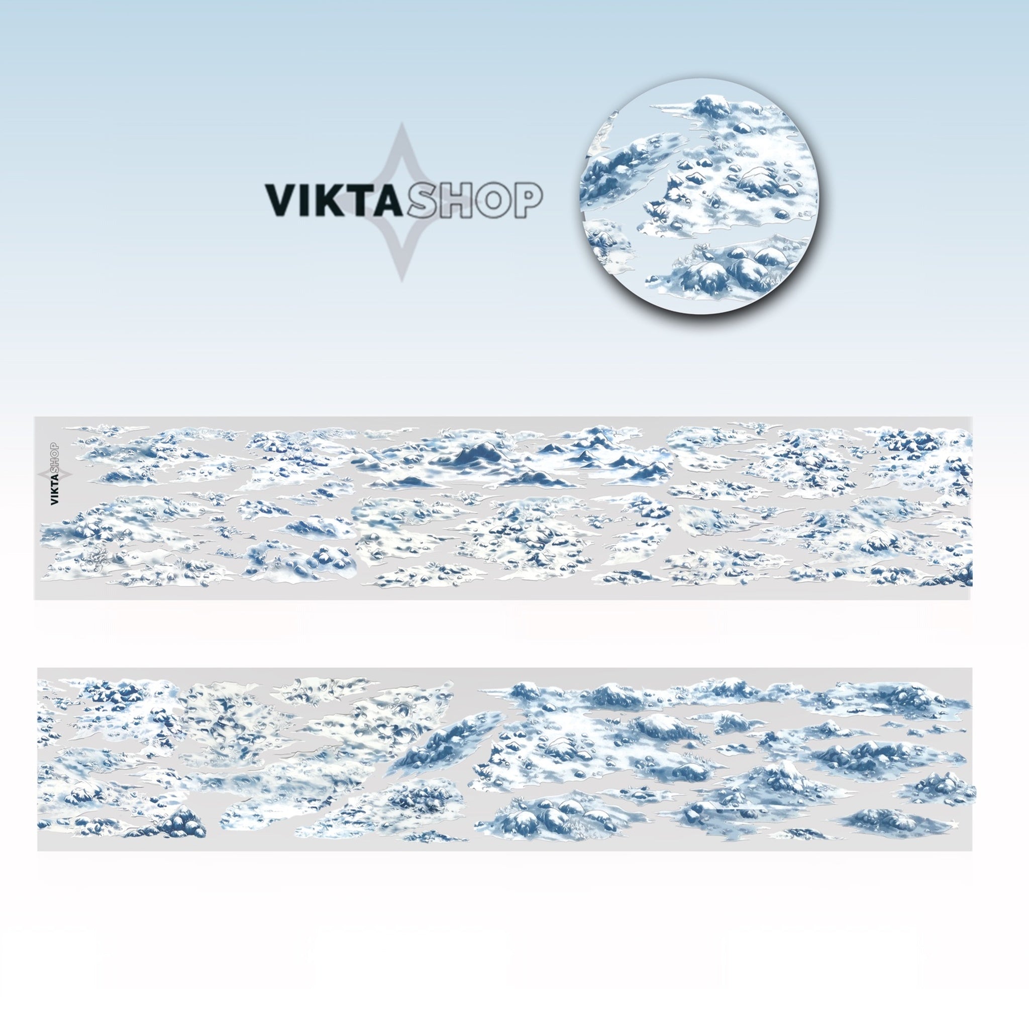 Viktashop snow PET Tape