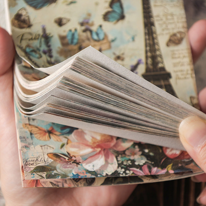 Retro Material Paper - Non-Sticky Collage Sheets - ViktaShop