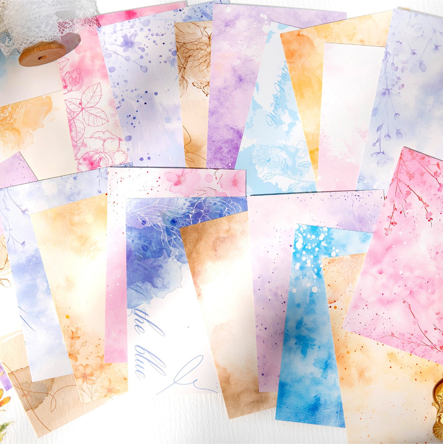 Material Bag - When Flowers Bloom Series, 30 Pcs - ViktaShop